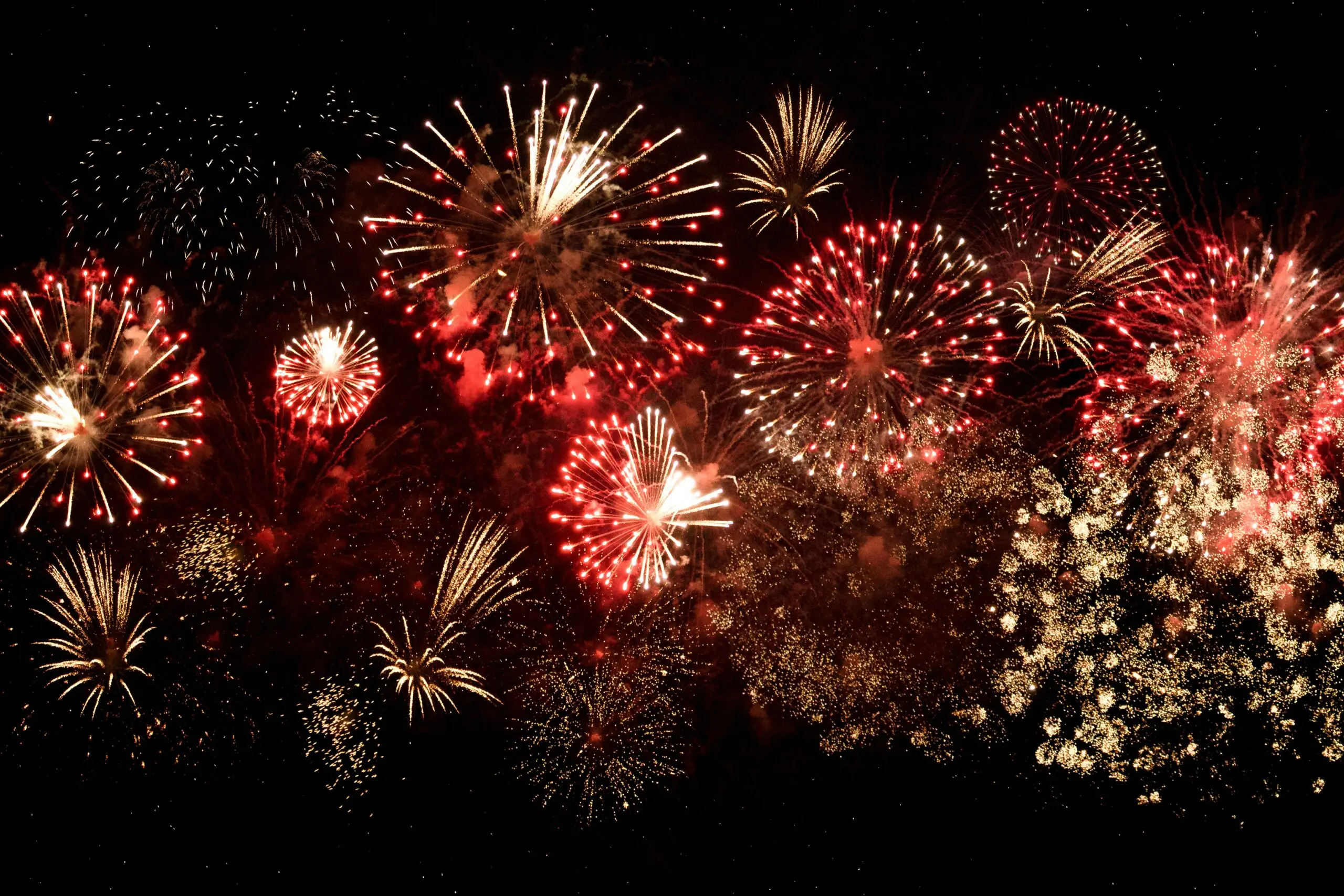 Fireworks on New Year's Eve